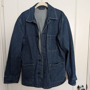 Uniqlo Denim Chore Coat Size Small
